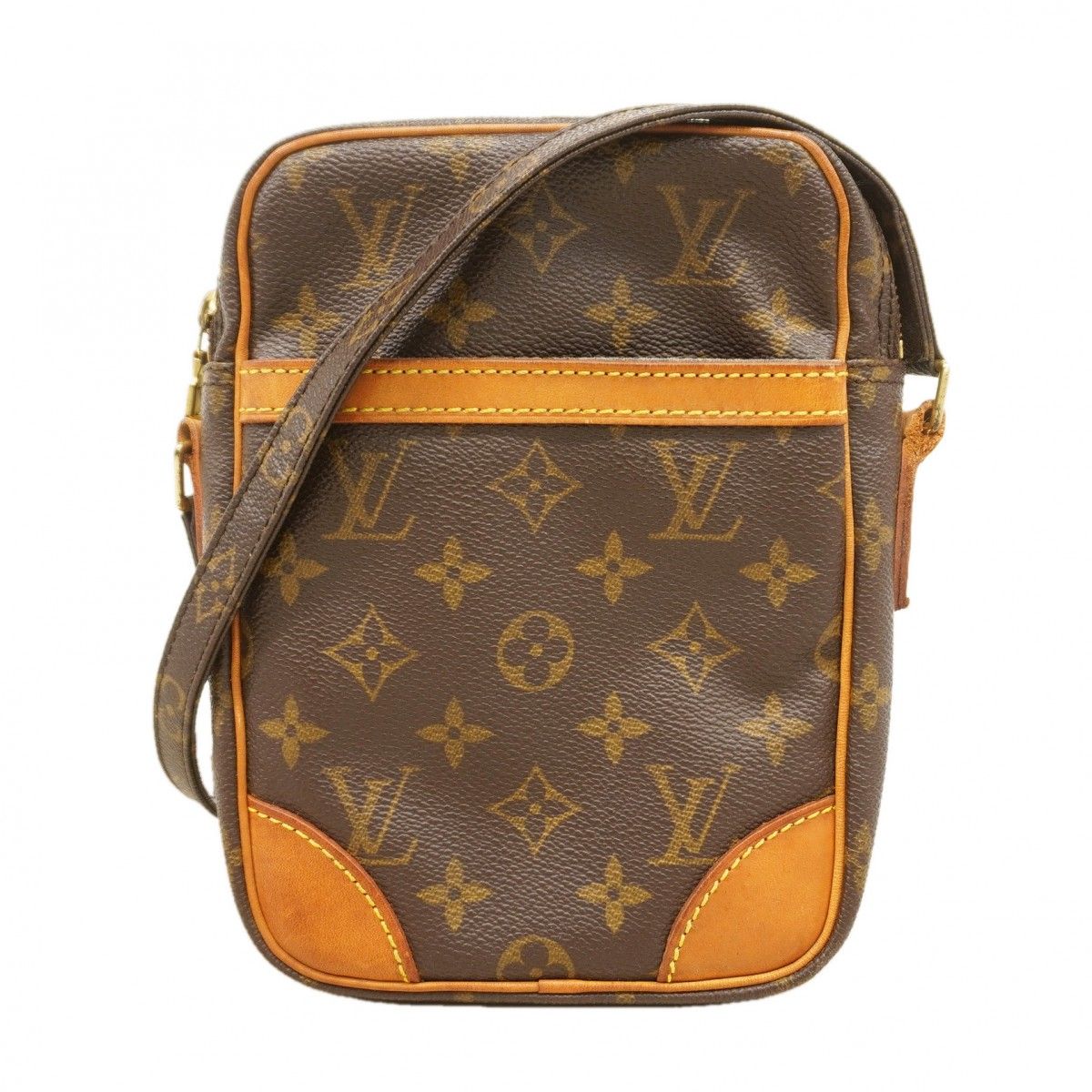 Louis Vuitton Shoulder Bag Monogram Danube Brown