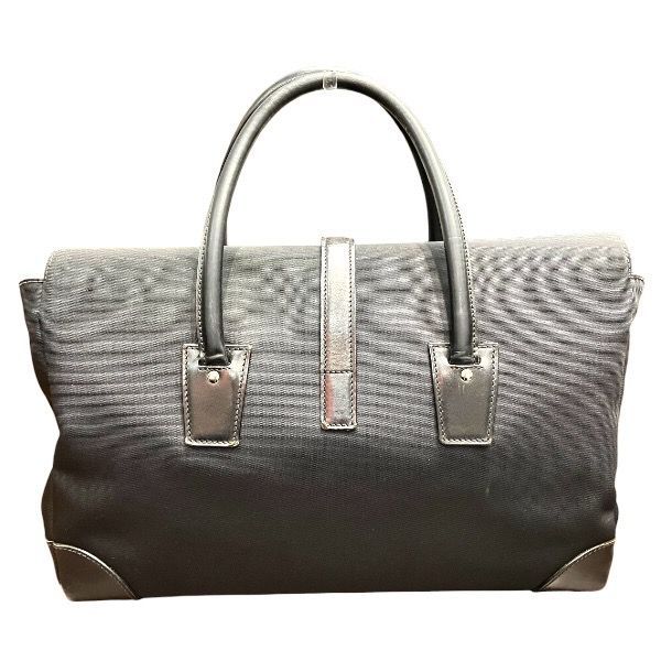 Gucci Leather Nylon Business Tote — view 2