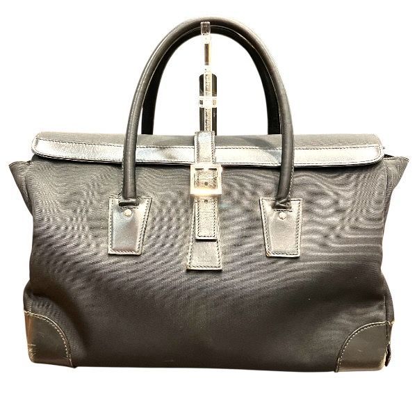 Gucci Leather Nylon Business Tote