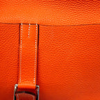 Hermes Handbag Halzan 31 Taurillon Clemence Capucines Silver 2-Way — view 7