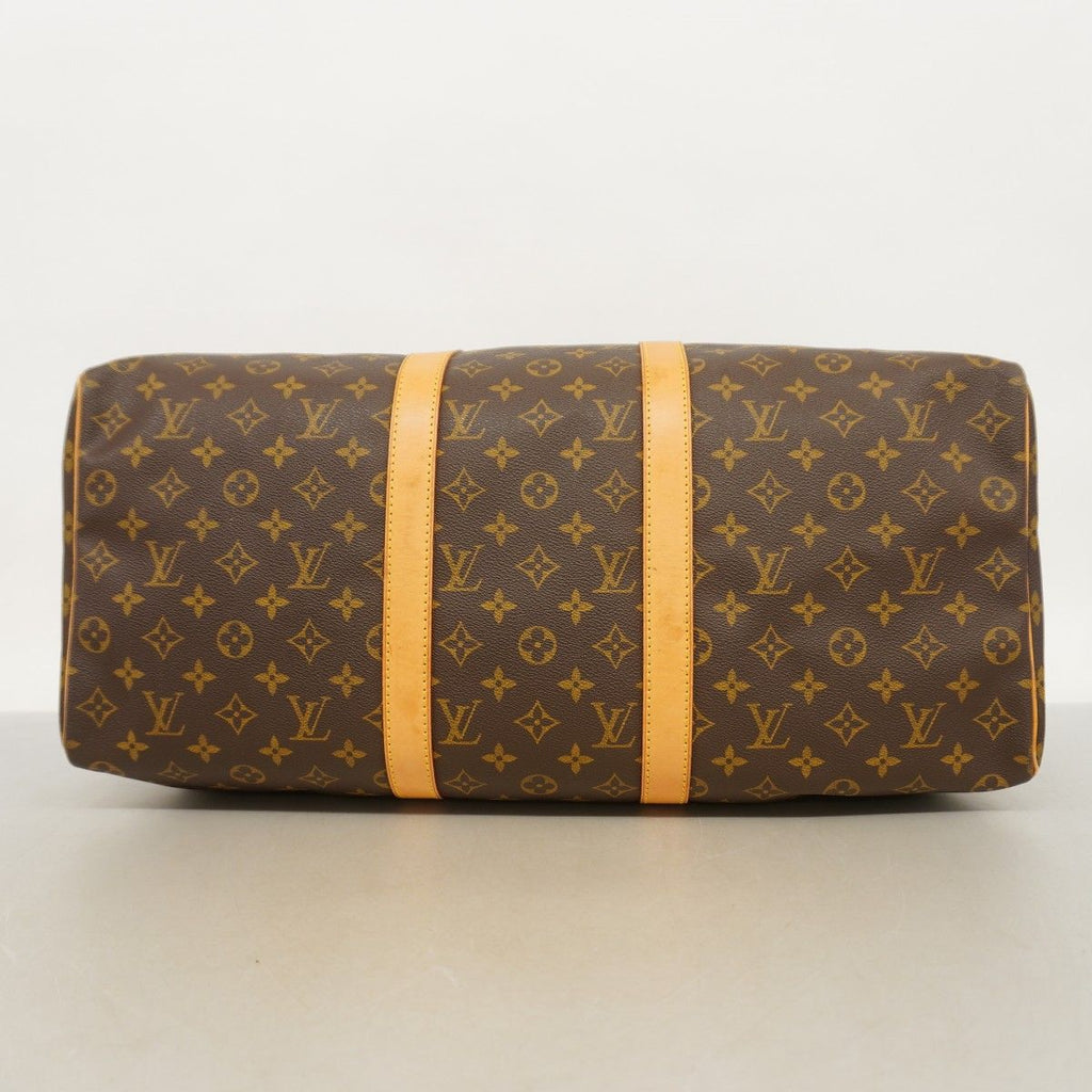 Louis Vuitton Boston Bag Monogram Keepall Bandouliere 50 Brown — view 3