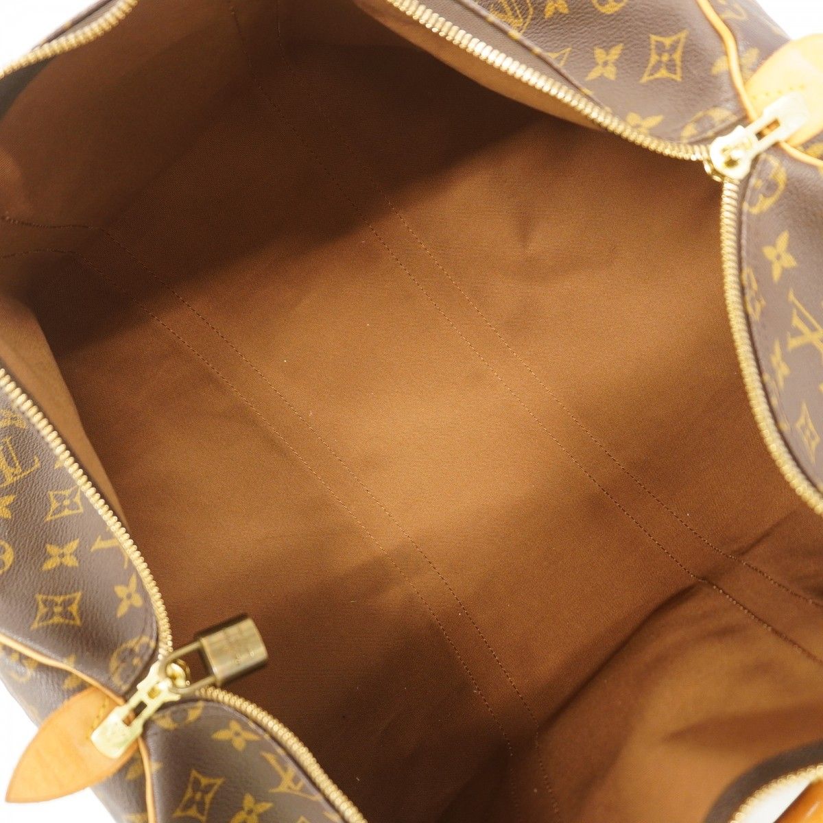 Louis Vuitton Boston Bag Monogram Keepall Bandouliere 50 Brown — view 4