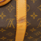 Louis Vuitton Boston Bag Monogram Keepall Bandouliere 50 Brown — view 8