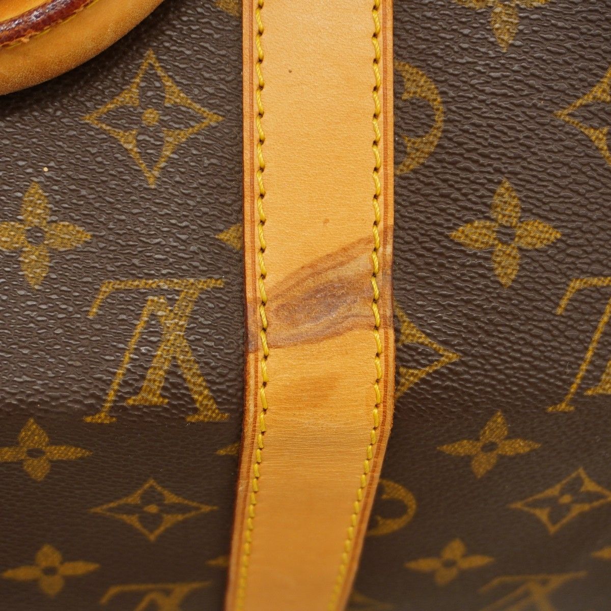 Louis Vuitton Boston Bag Monogram Keepall Bandouliere 50 Brown — view 8