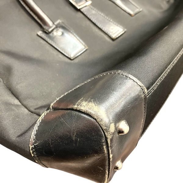 Gucci Leather Nylon Business Tote — view 9