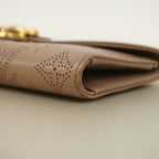 Louis Vuitton Trifold Wallet Mahina Portefeuille Amelia Beige — view 5