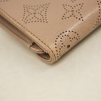 Louis Vuitton Trifold Wallet Mahina Portefeuille Amelia Beige — view 6