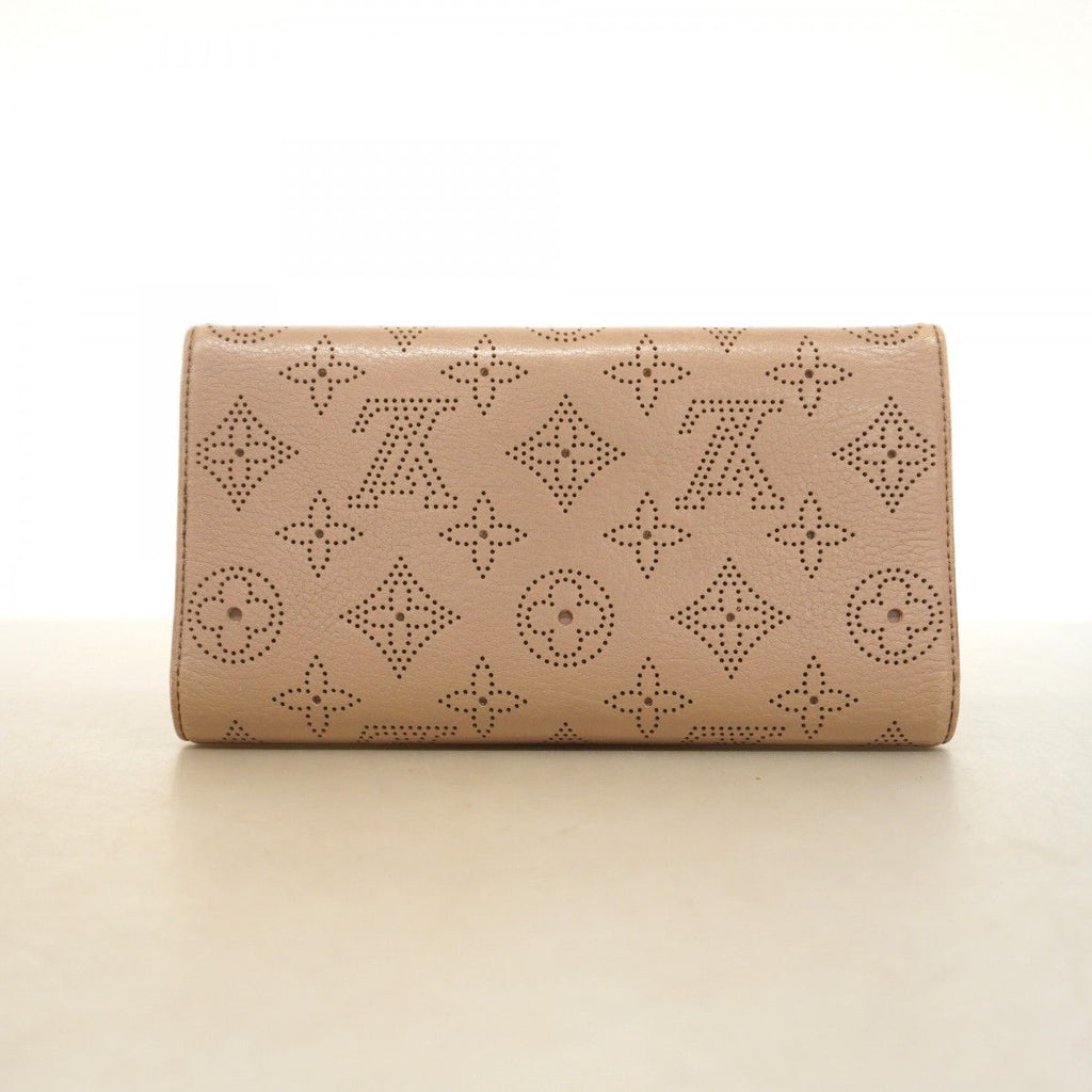 Louis Vuitton Trifold Wallet Mahina Portefeuille Amelia Beige — view 7