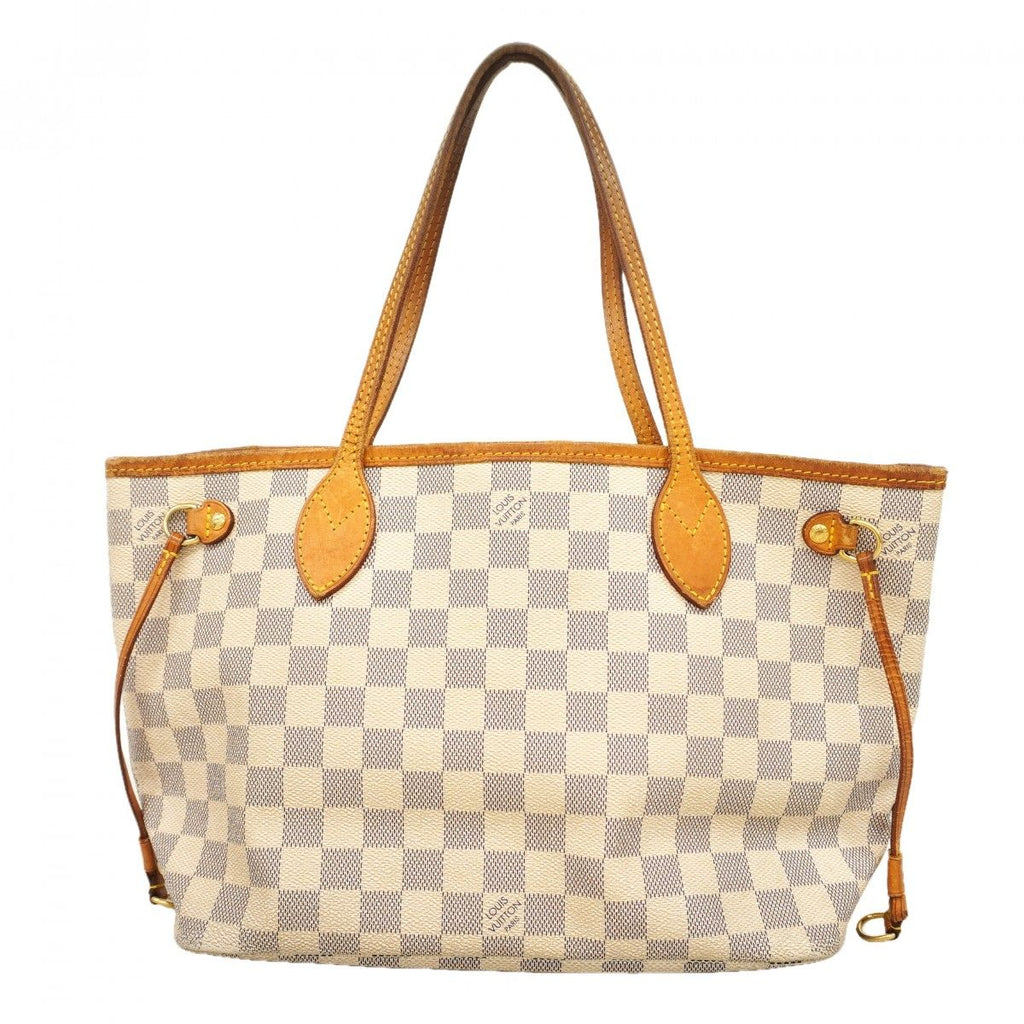 Louis Vuitton Tote Damier Azur Neverfull PM White