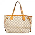 Louis Vuitton Tote Damier Azur Neverfull PM White
