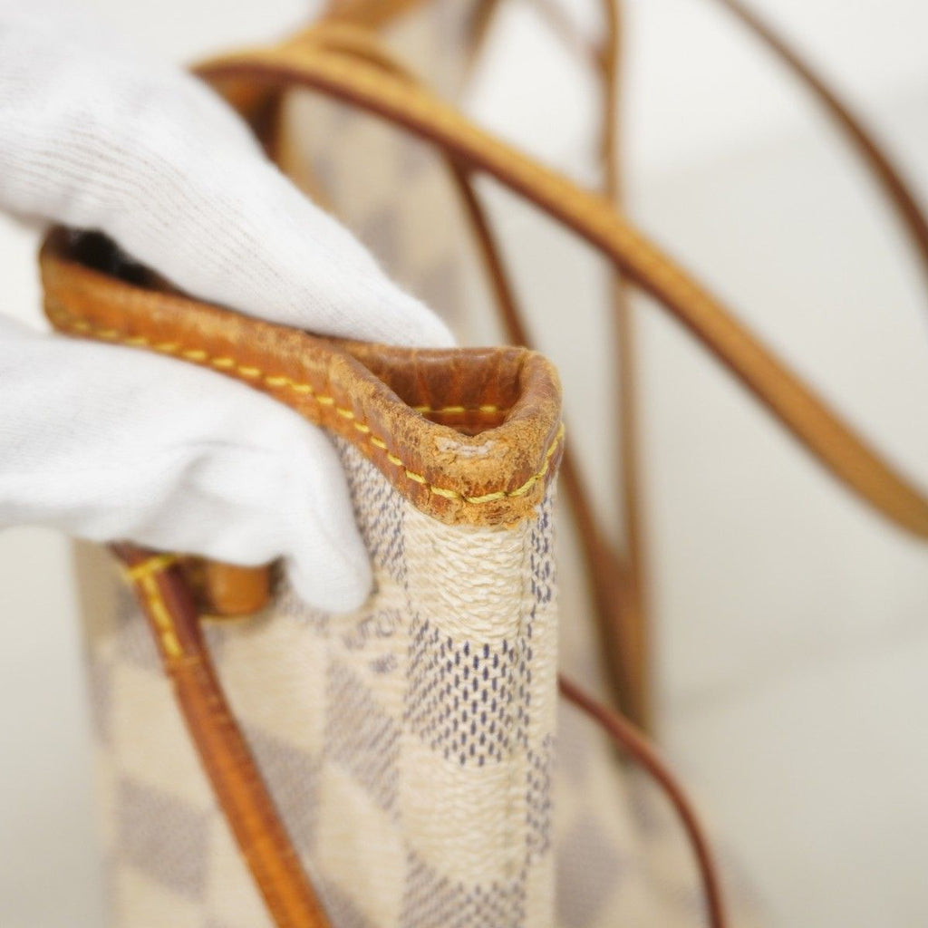 Louis Vuitton Tote Damier Azur Neverfull PM White — view 6
