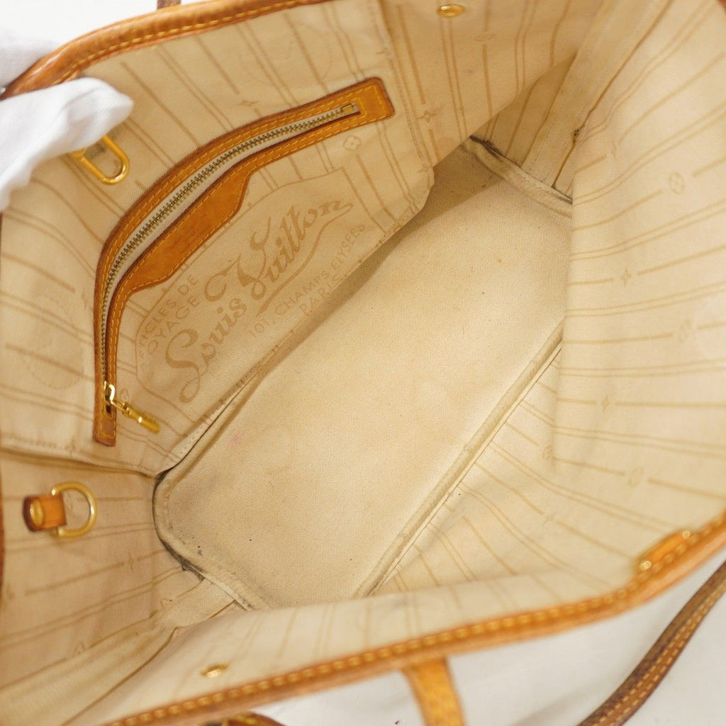 Louis Vuitton Tote Damier Azur Neverfull PM White — view 4