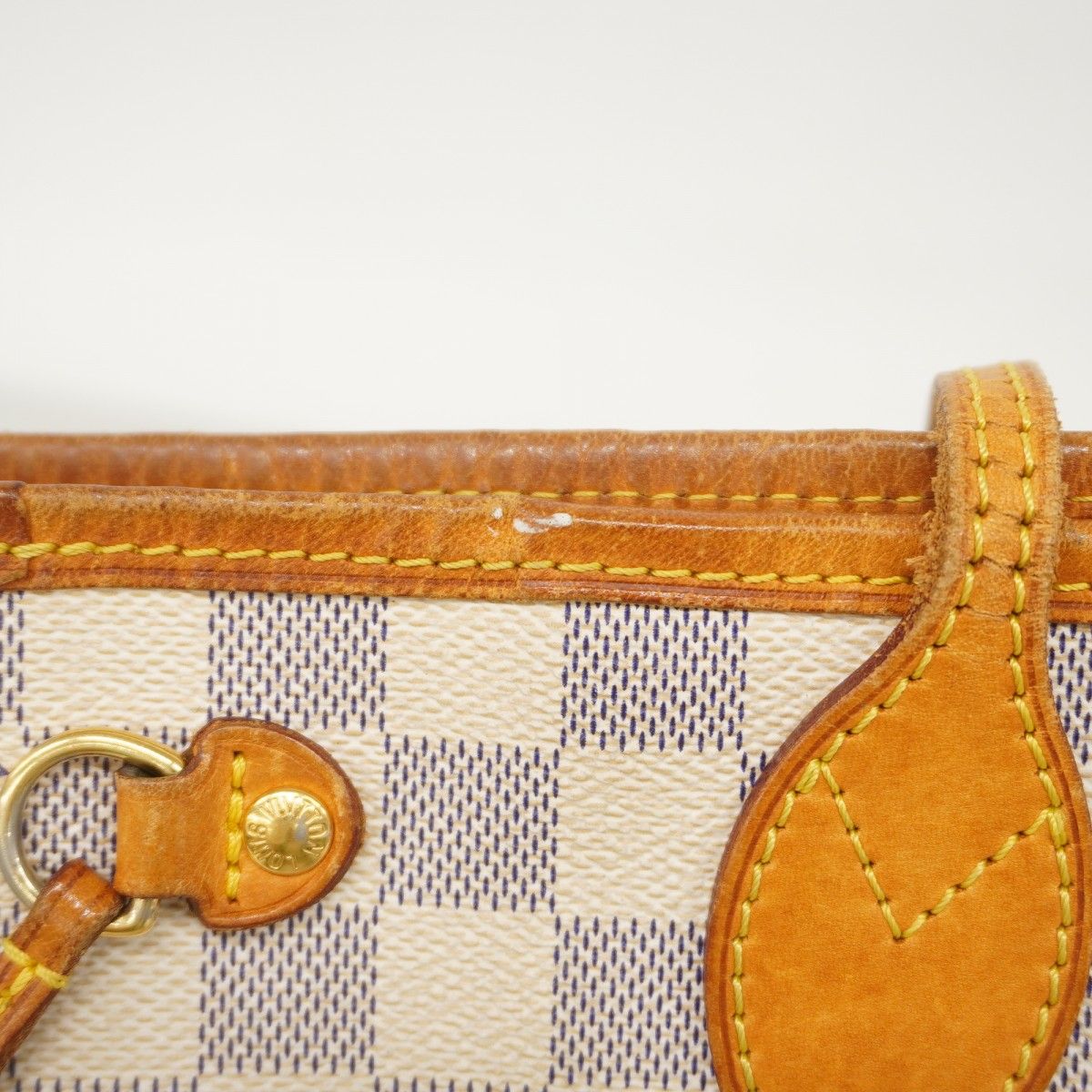 Louis Vuitton Tote Damier Azur Neverfull PM White — view 7