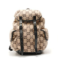 Gucci Backpack GG Wool Leather