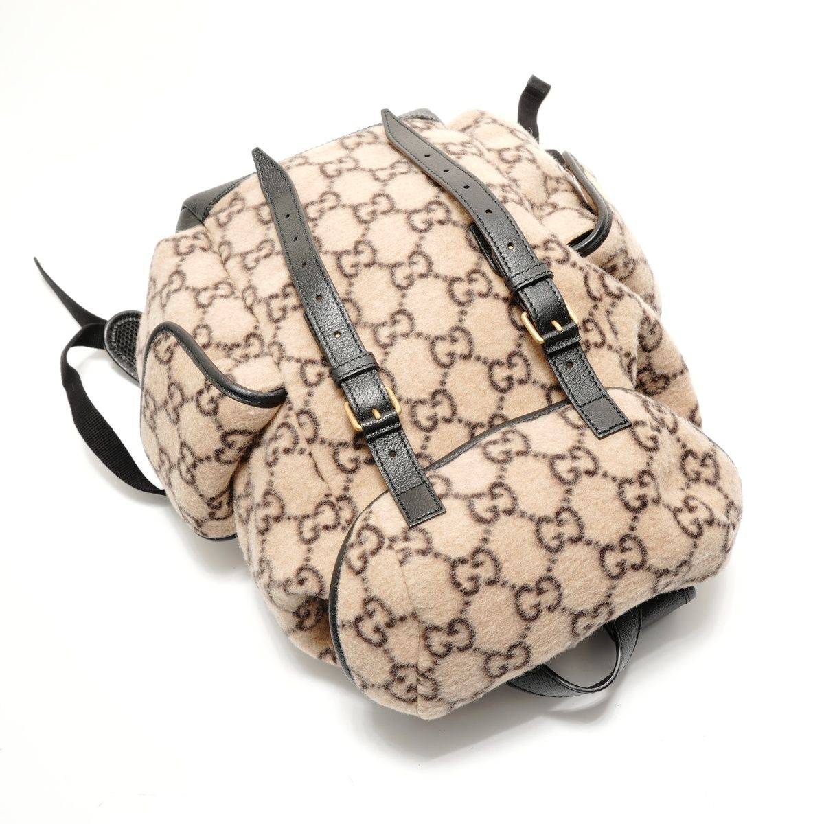 Gucci Backpack GG Wool Leather — view 8