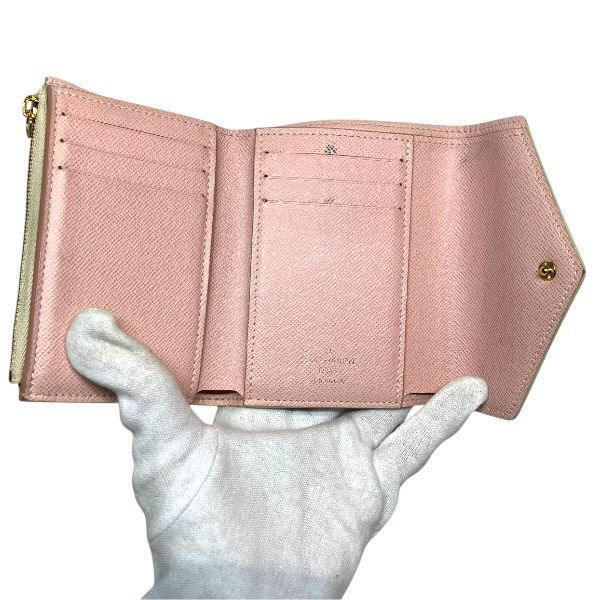 Louis Vuitton Damier Azur Portefeuille Victorine Trifold Wallet — view 3
