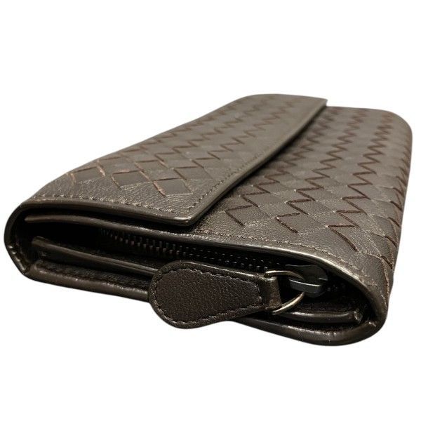 Bottega Veneta Intrecciato Brown Wallet — view 8