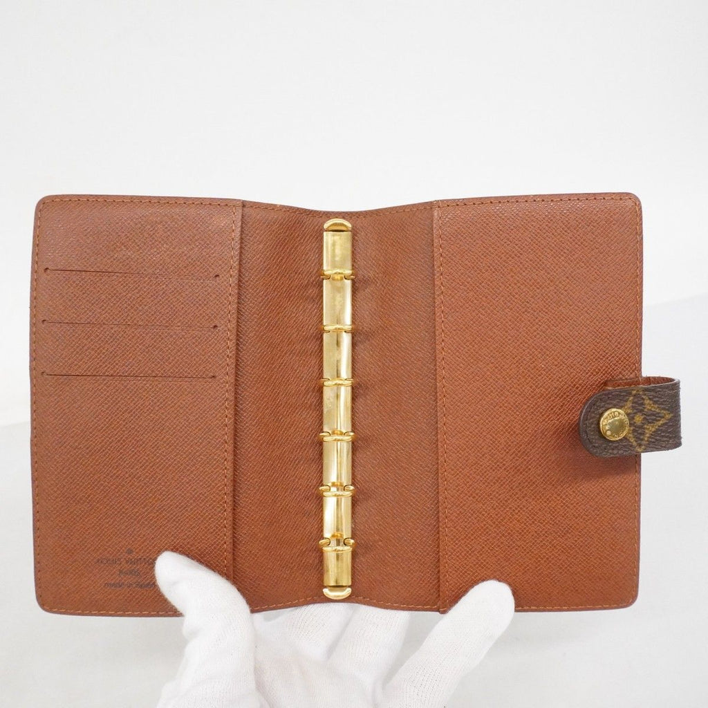 Louis Vuitton Notebook Cover Monogram Agenda PM Brown — view 4