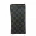 Louis Vuitton Long Bill Holder Damier Graphite Portefeuille Gray Black Wallet