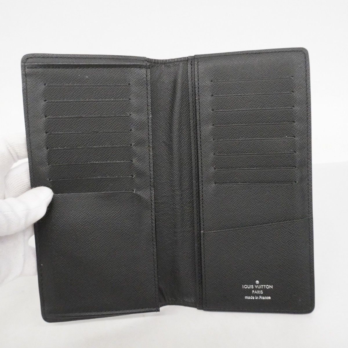 Louis Vuitton Long Bill Holder Damier Graphite Portefeuille Gray Black Wallet — view 3