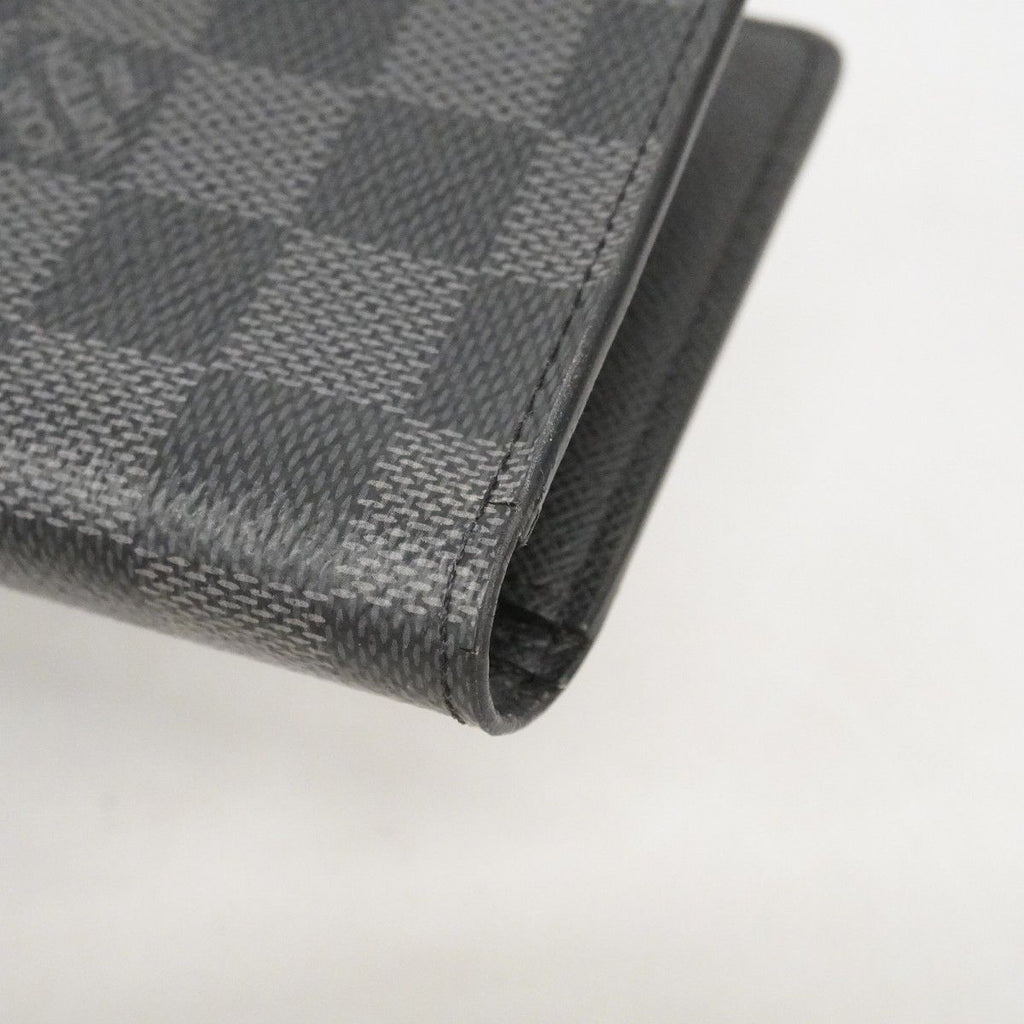 Louis Vuitton Long Bill Holder Damier Graphite Portefeuille Gray Black Wallet — view 6