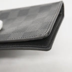 Louis Vuitton Long Bill Holder Damier Graphite Portefeuille Gray Black Wallet — view 9