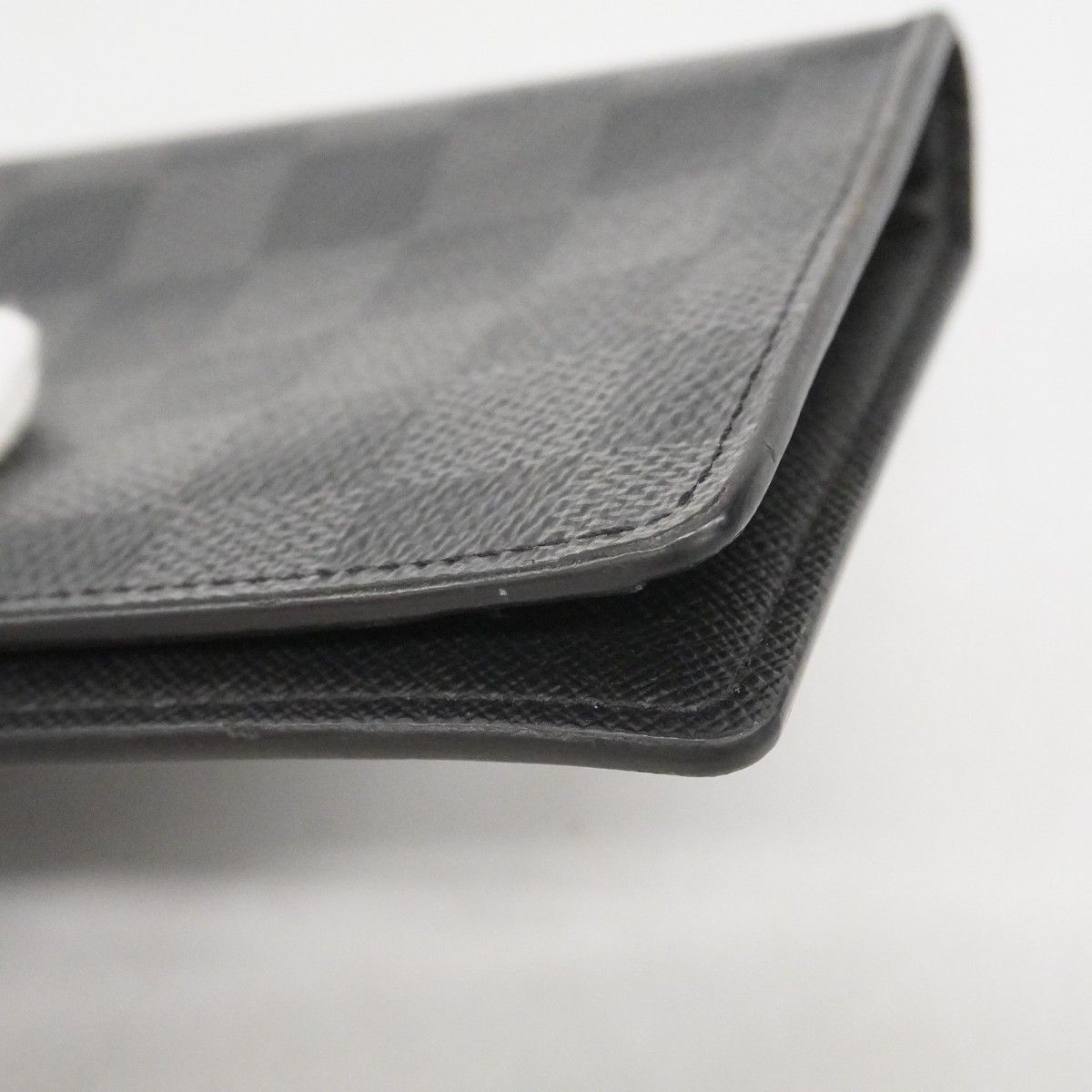 Louis Vuitton Long Bill Holder Damier Graphite Portefeuille Gray Black Wallet — view 9