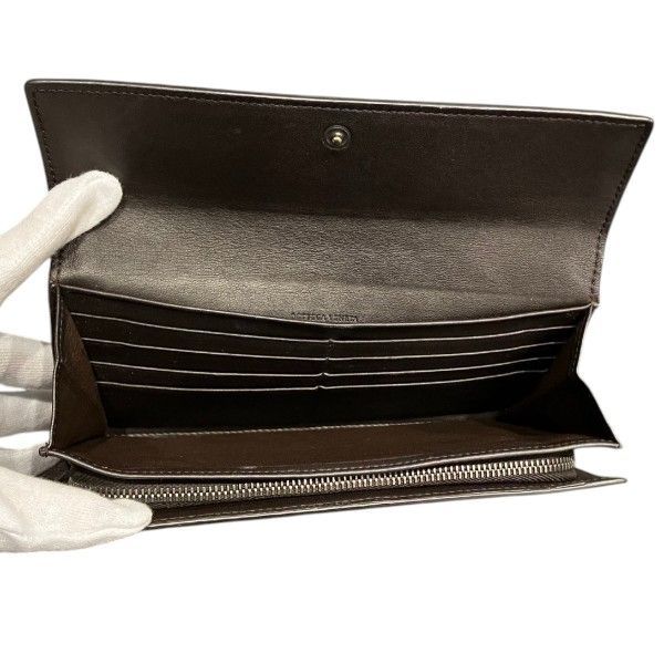 Bottega Veneta Intrecciato Brown Wallet — view 7