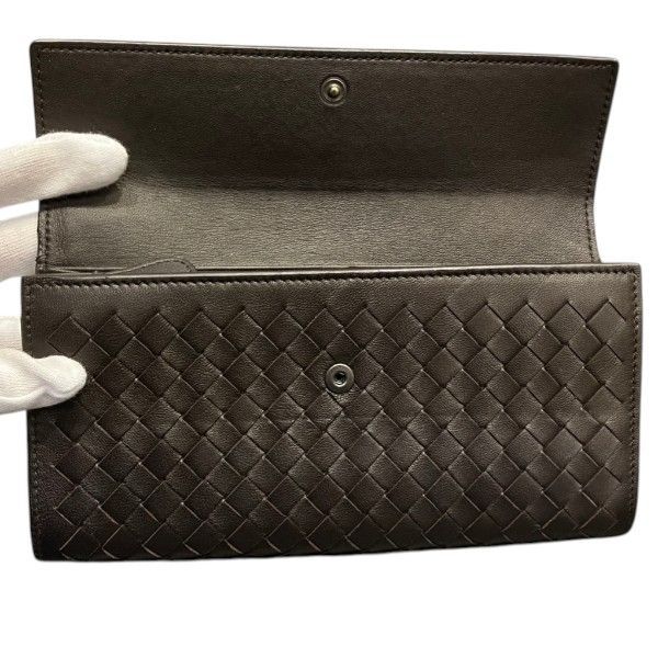 Bottega Veneta Intrecciato Brown Wallet — view 3