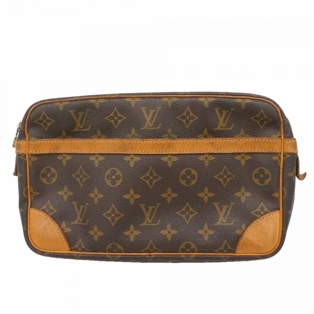Louis Vuitton Clutch Monogram Compiegne 28 Brown