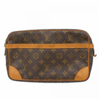Louis Vuitton Clutch Monogram Compiegne 28 Brown