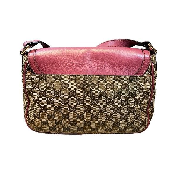 Gucci GG Canvas Beige Pink Shoulder — view 2