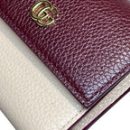 Gucci Double Bicolor Mini Wallet Trifold — view 8