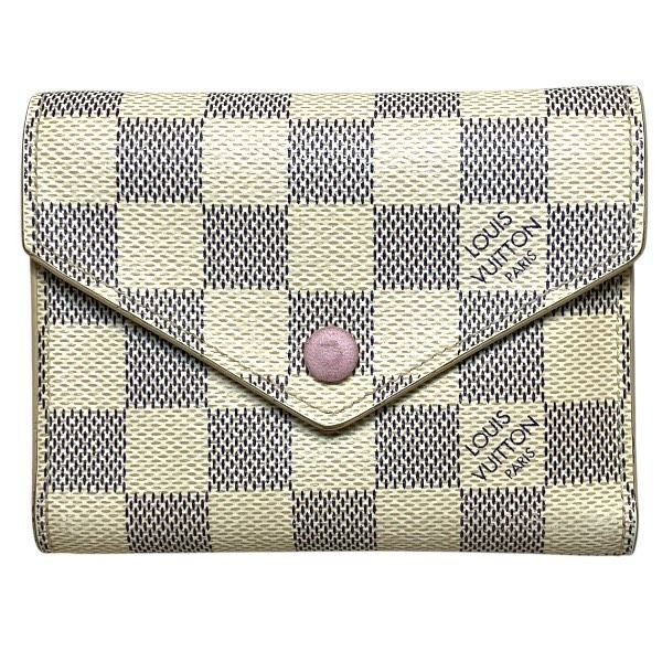 Louis Vuitton Damier Azur Portefeuille Victorine Trifold Wallet