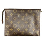 Louis Vuitton Monogram Poche Toilette 19 Clutch Pouch — view 2