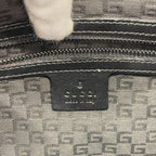Gucci Handbag Leather Black Silver — view 5