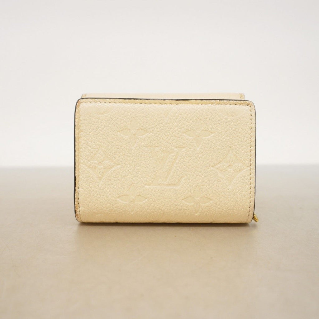 Louis Vuitton Trifold Wallet Monogram Empreinte Portefeuille Metis Compact Cream — view 8