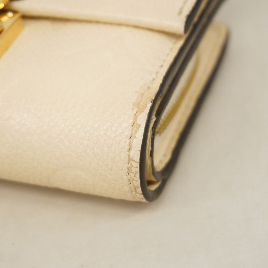 Louis Vuitton Trifold Wallet Monogram Empreinte Portefeuille Metis Compact Cream — view 6