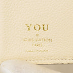 Louis Vuitton Trifold Wallet Monogram Empreinte Portefeuille Metis Compact Cream — view 4