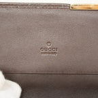 Gucci Business Card Holder Guccissima Leather Brown Gold — view 3