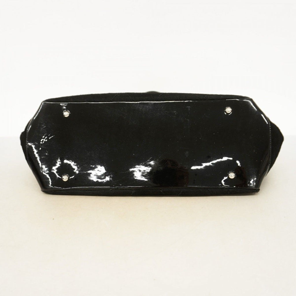 Chanel Tote Paris Biarritz Calf Hair Black Silver — view 3