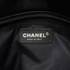 Chanel Tote Paris Biarritz Calf Hair Black Silver — view 5