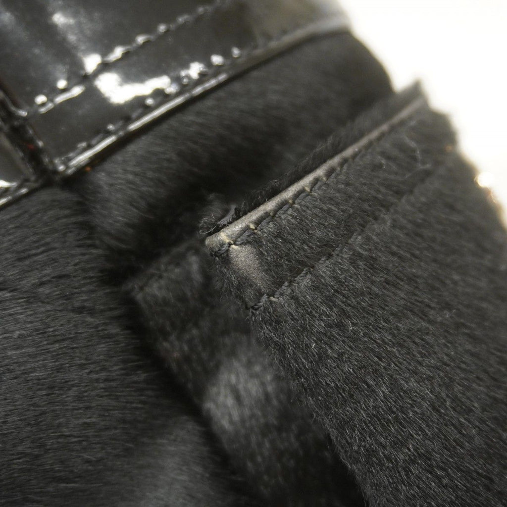 Chanel Tote Paris Biarritz Calf Hair Black Silver — view 7