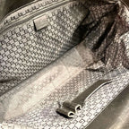 Gucci Leather Nylon Business Tote — view 5