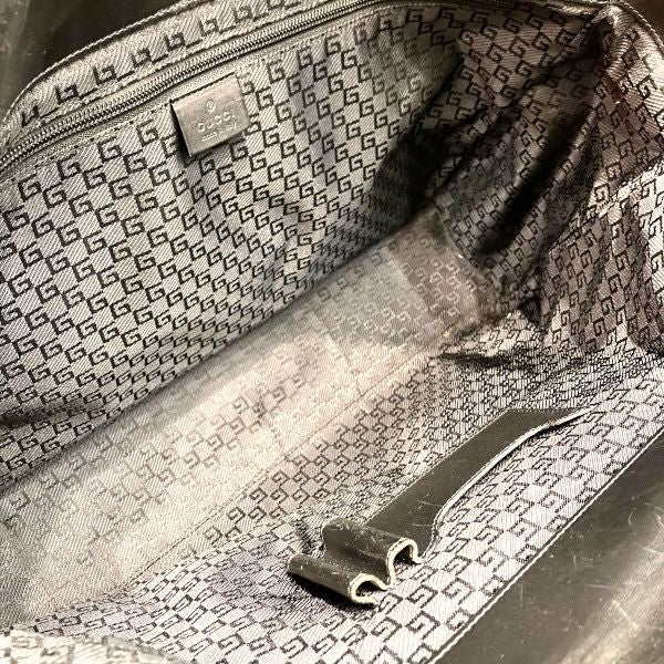 Gucci Leather Nylon Business Tote — view 5