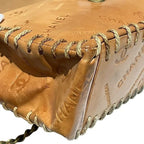 Chanel CC Logo Leather Chain Shoulder Brown — view 7