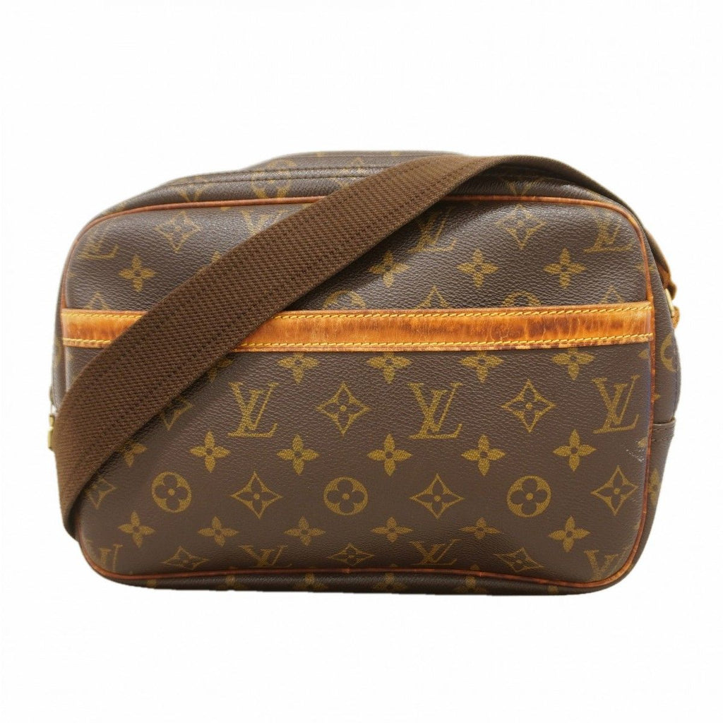 Louis Vuitton Shoulder Bag Monogram Reporter PM Brown