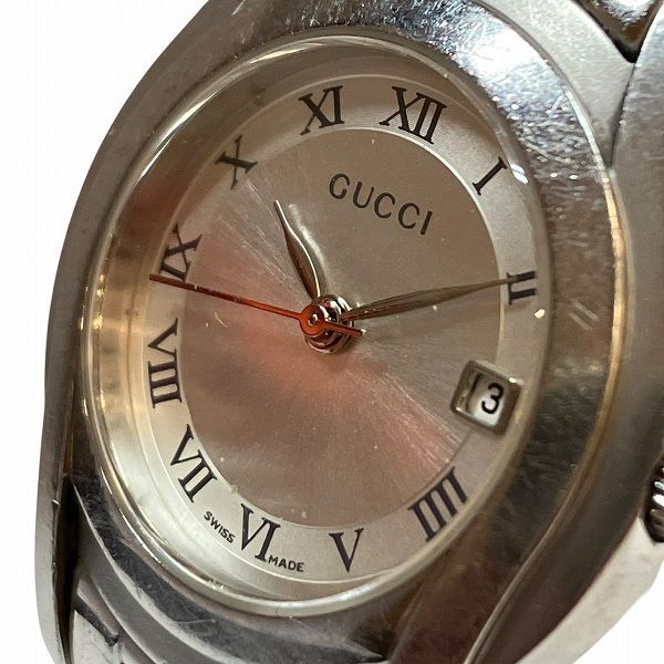 Gucci Quartz Silver Dial Date Roman Watch — view 4
