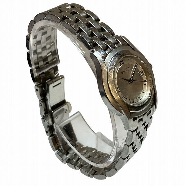 Gucci Quartz Silver Dial Date Roman Watch — view 3