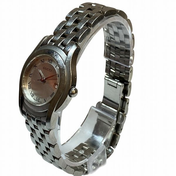 Gucci Quartz Silver Dial Date Roman Watch — view 2